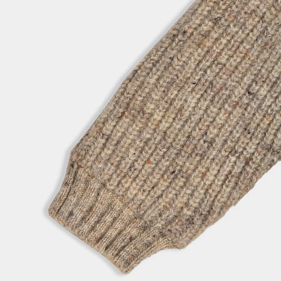 Neutral Love Chunky Knitted Sweater - Image 5