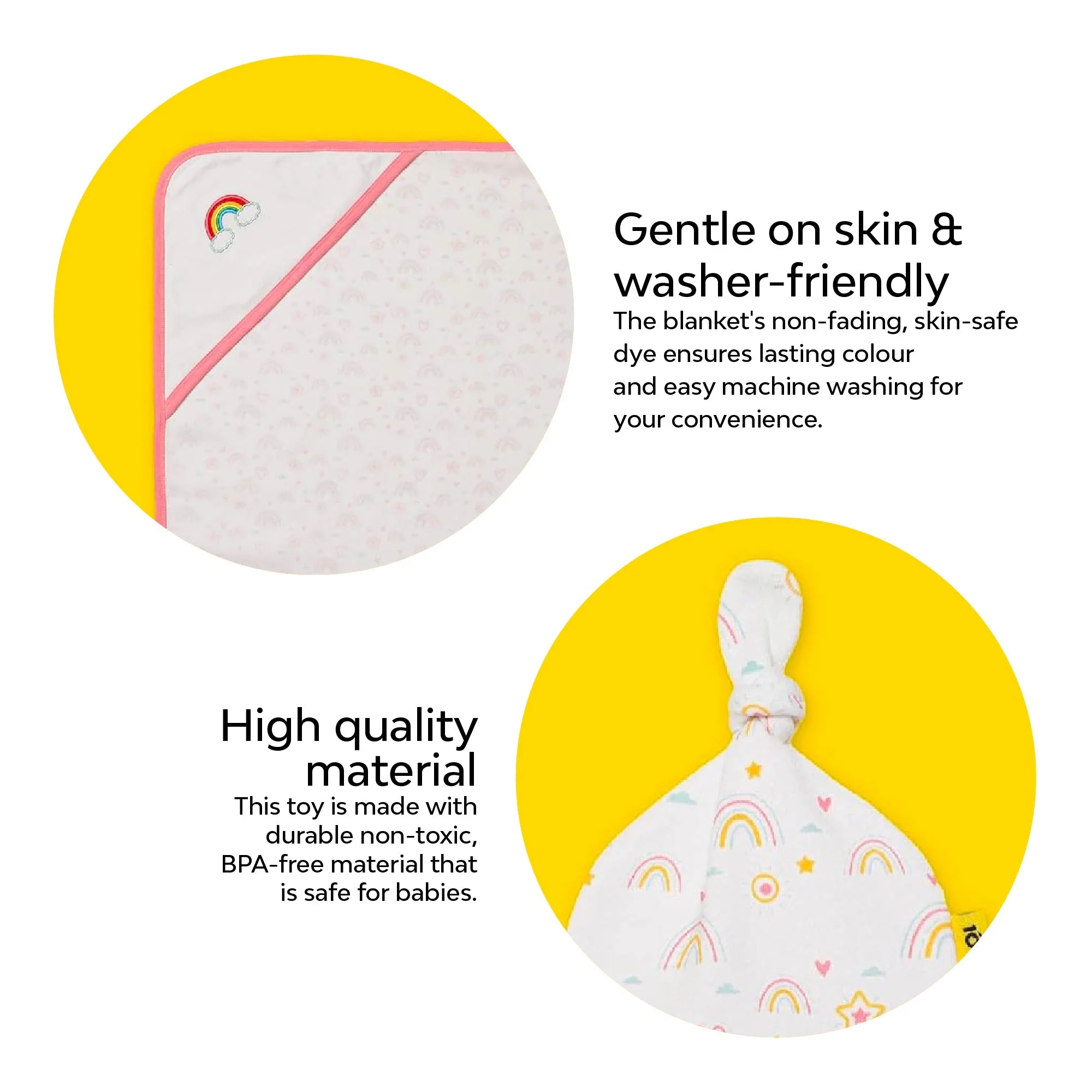 New Baby Gift Set- Baby Blanket, Cap And Nail Care Kit - Image 9
