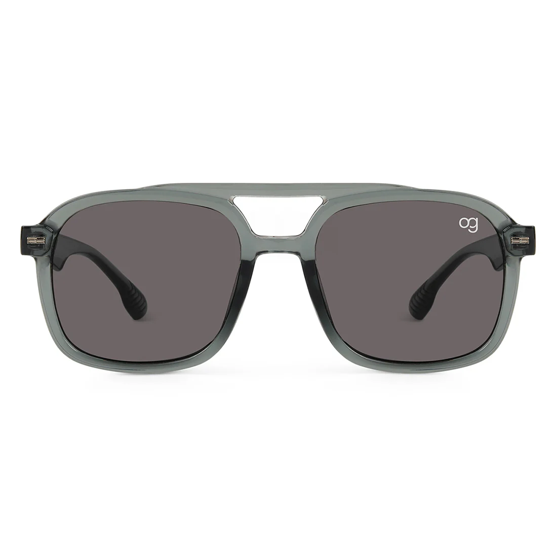 Nightshade Grey Aviator Sunglasses - Image 3