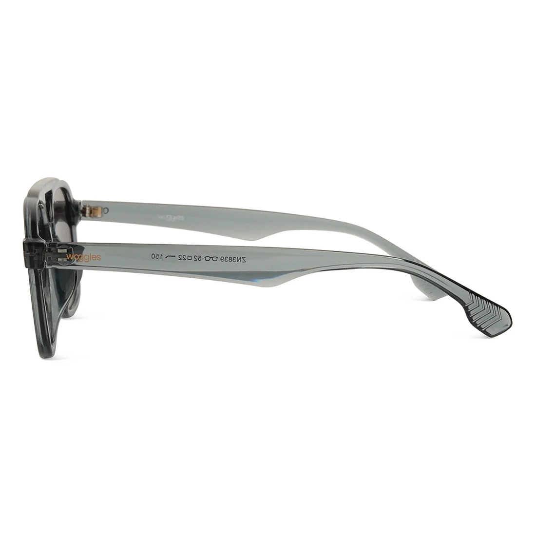 Nightshade Grey Aviator Sunglasses - Image 5
