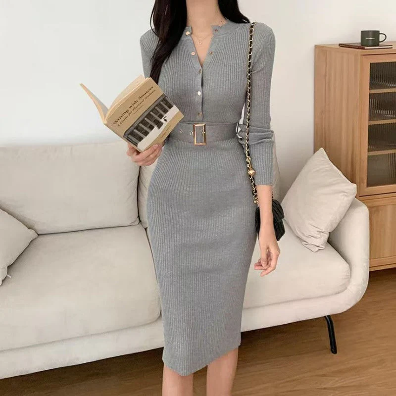 Norah Knit Midi Dress - Image 12