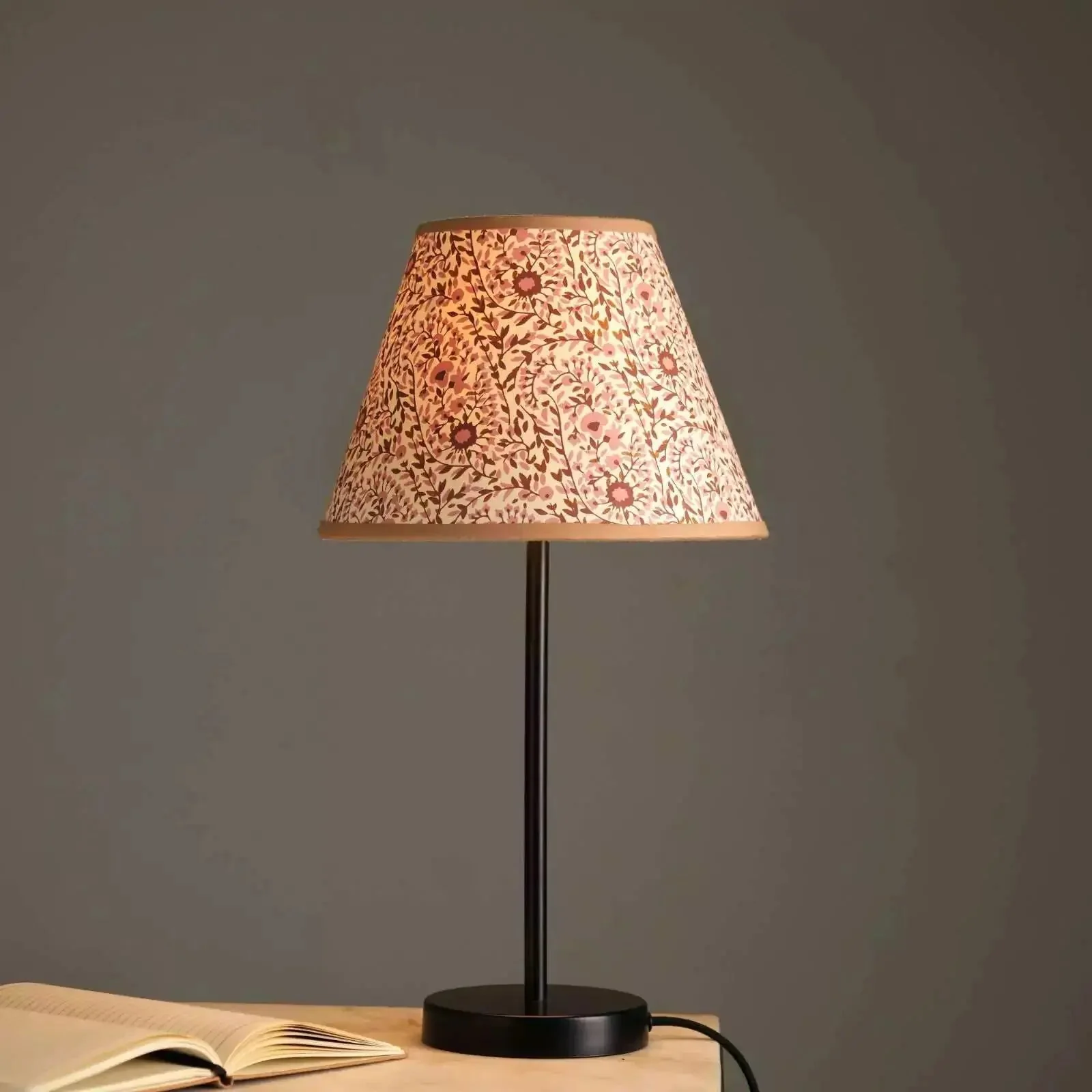 Nordic Night - Floral Flourish Table Lamp - Image 2