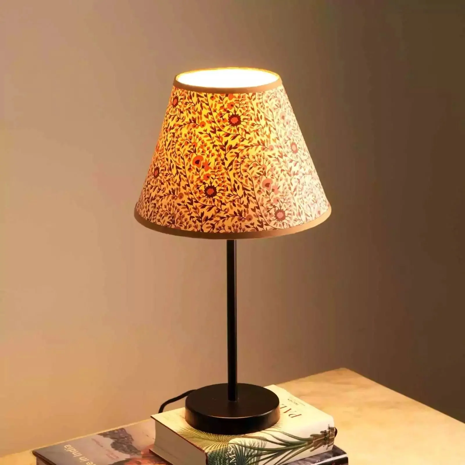 Nordic Night - Floral Flourish Table Lamp - Image 4