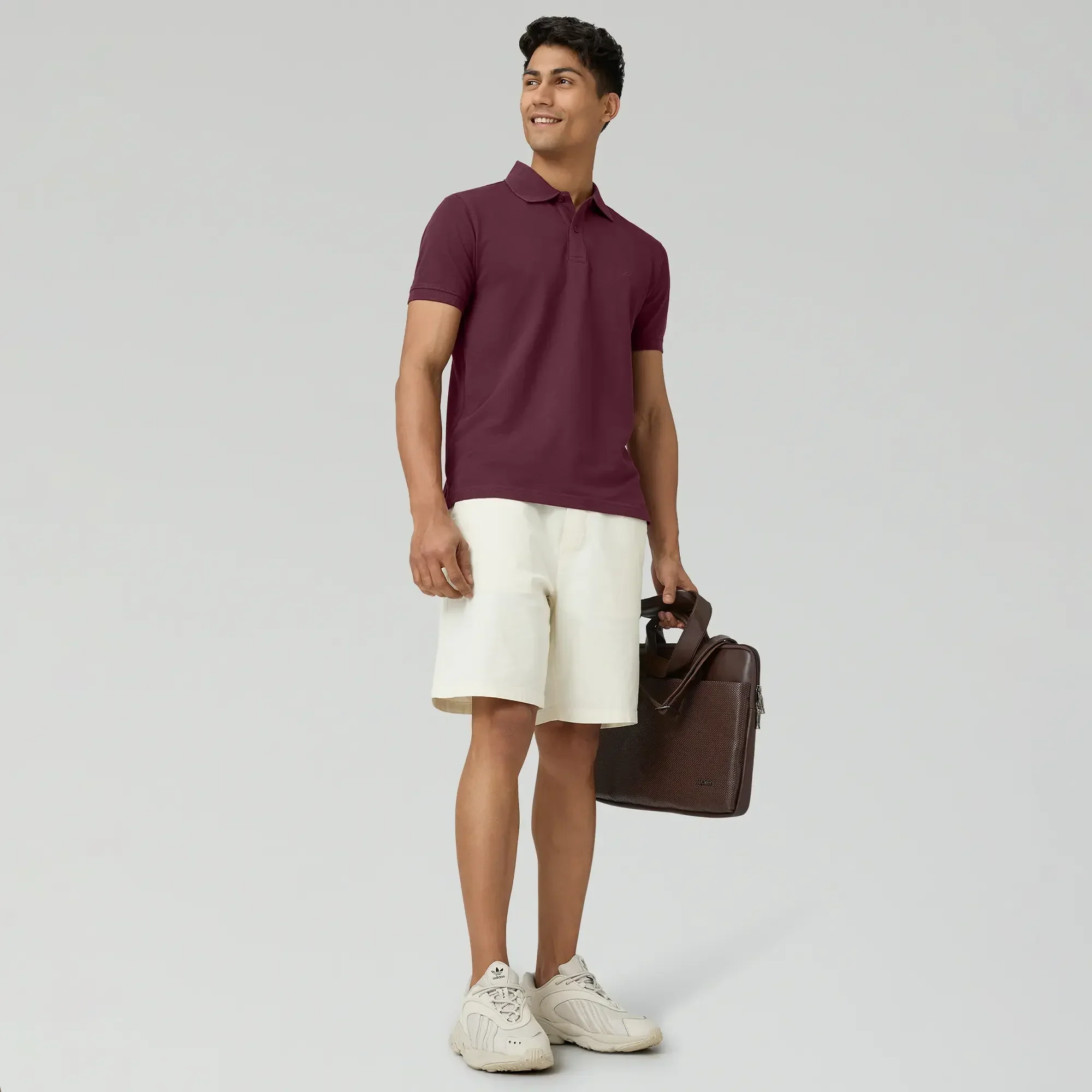 Nova Combed Cotton Polo T-shirts Merlot Maroon - Image 2