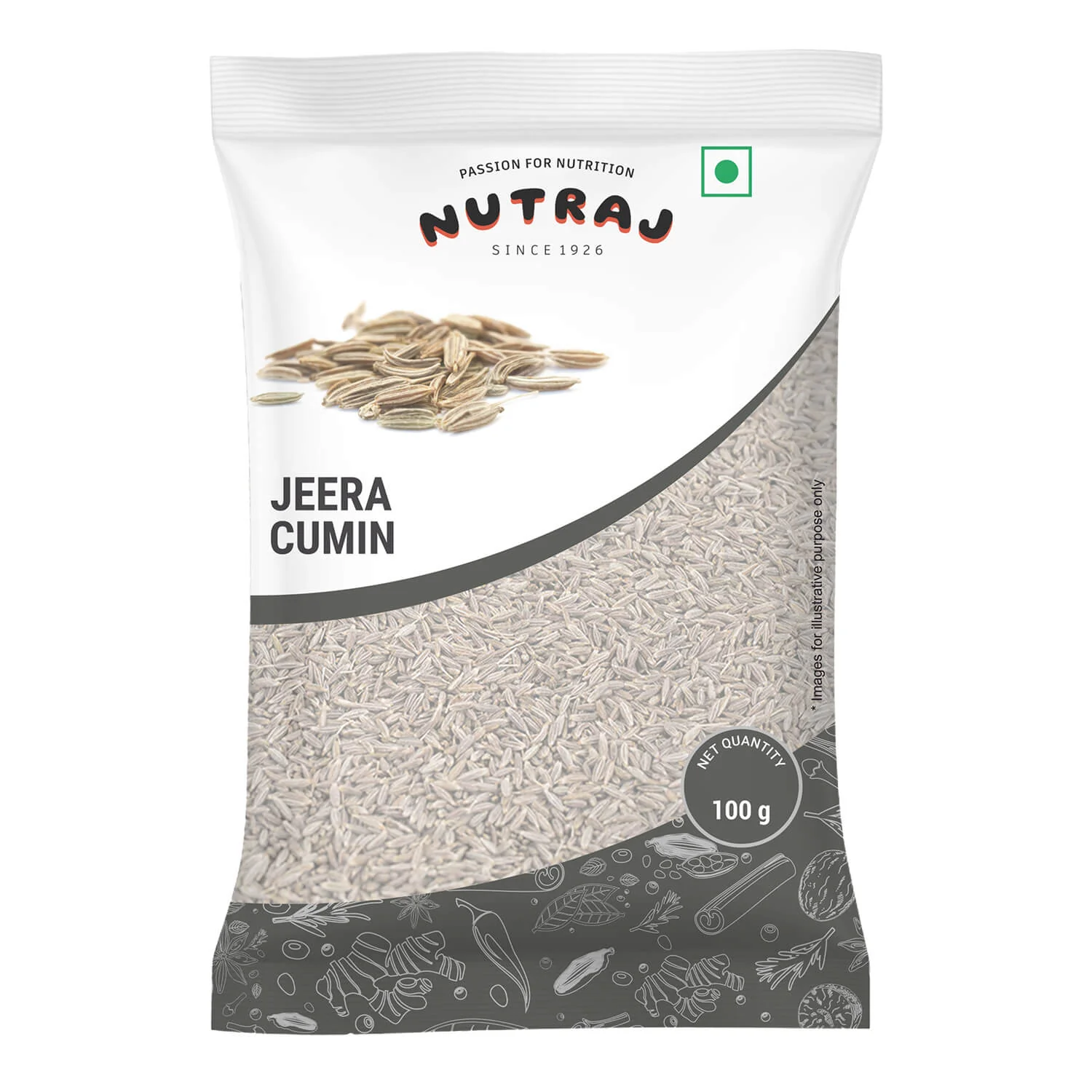 Nutraj Cumin Seeds (Jeera) 100gm - Image 2