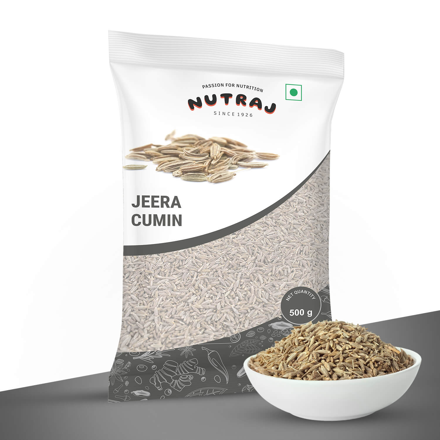 Nutraj Cumin Seeds (Jeera) 500gm - Image 2