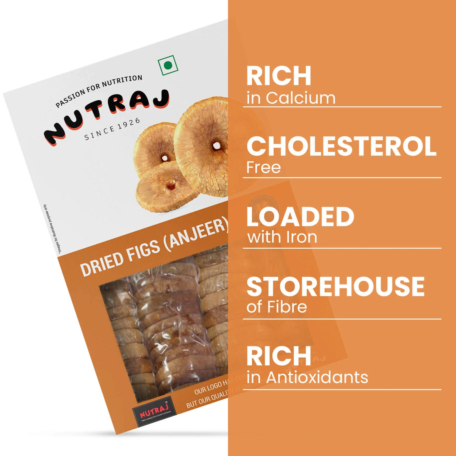 Nutraj Dried Figs 500gm - Image 4