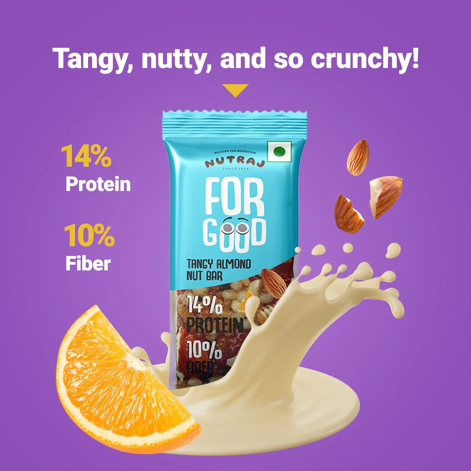 Nutraj For Good Daily Nutrition Protein Energy Nut Bar 100g (25g x 4 Bars) - Image 7