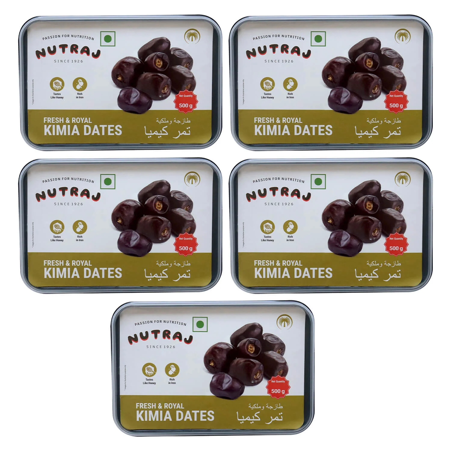 Nutraj Kimia Dates 500gm (Khajur/Khajoor) - Image 114