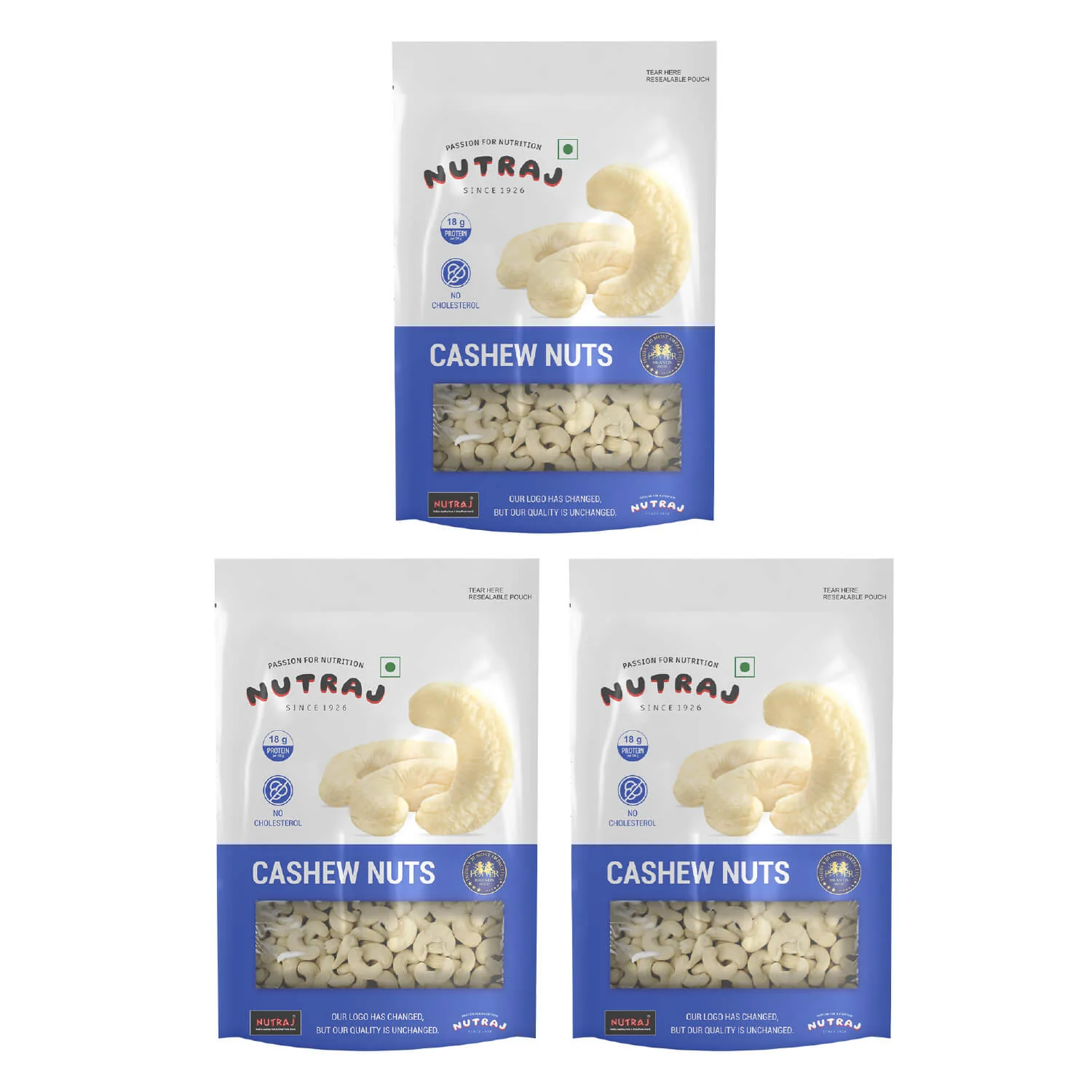 Nutraj Premium Cashew Nuts 200gm (W320) - Image 195