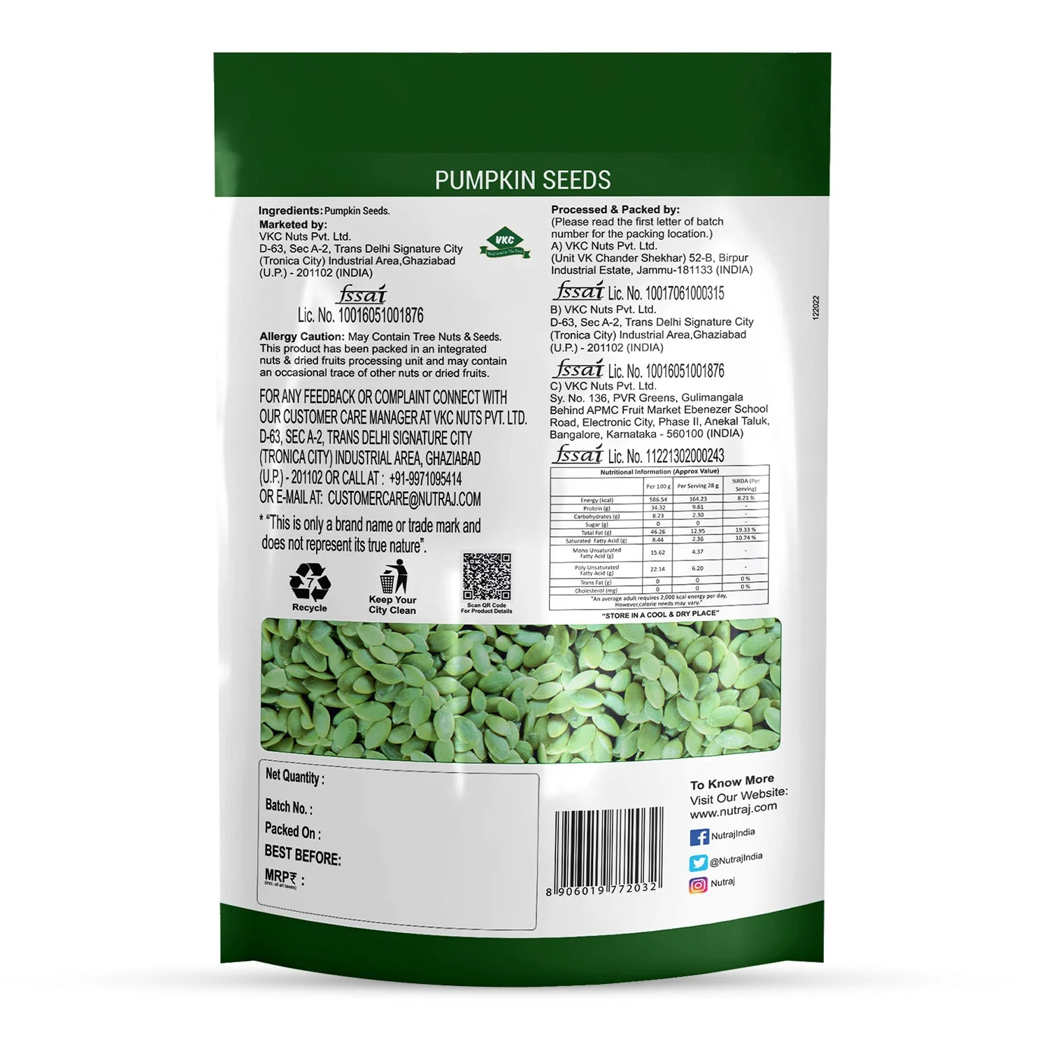 Nutraj Seeds 800g Combo - Pack of 4 (Pumpkin Seeds 200g, Chia Seeds 200g, Flax Seeds 200g & Sunflower Seeds 200g) - Image 6