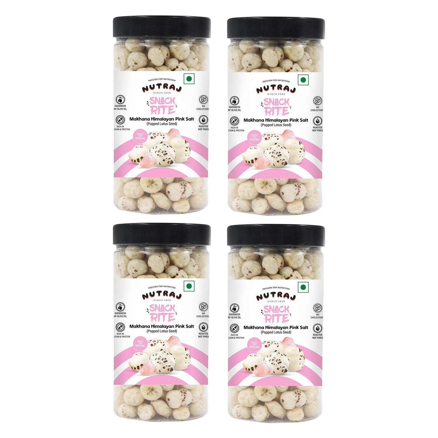 Nutraj Snackrite Makhana Himalayan Pink 70g - Image 23