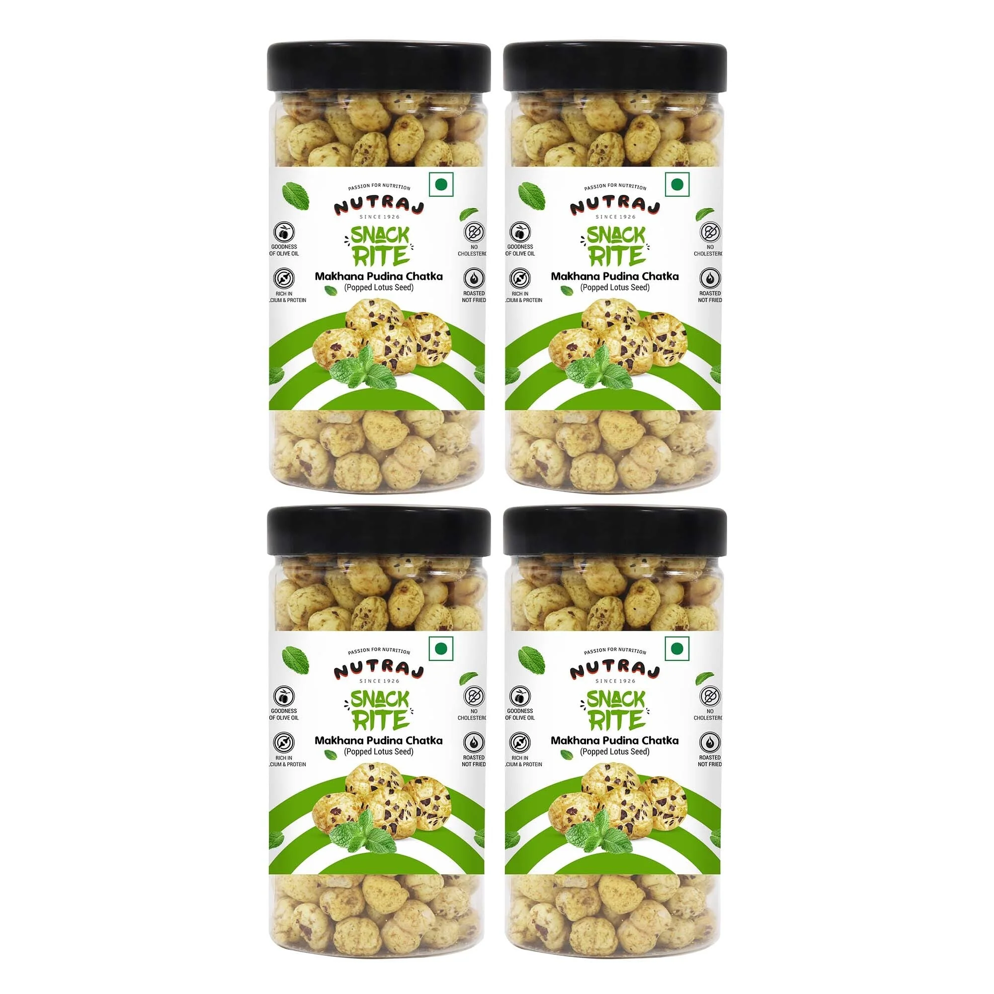 Nutraj Snackrite Roasted Makhana Pudina Chatka 70g - Image 107