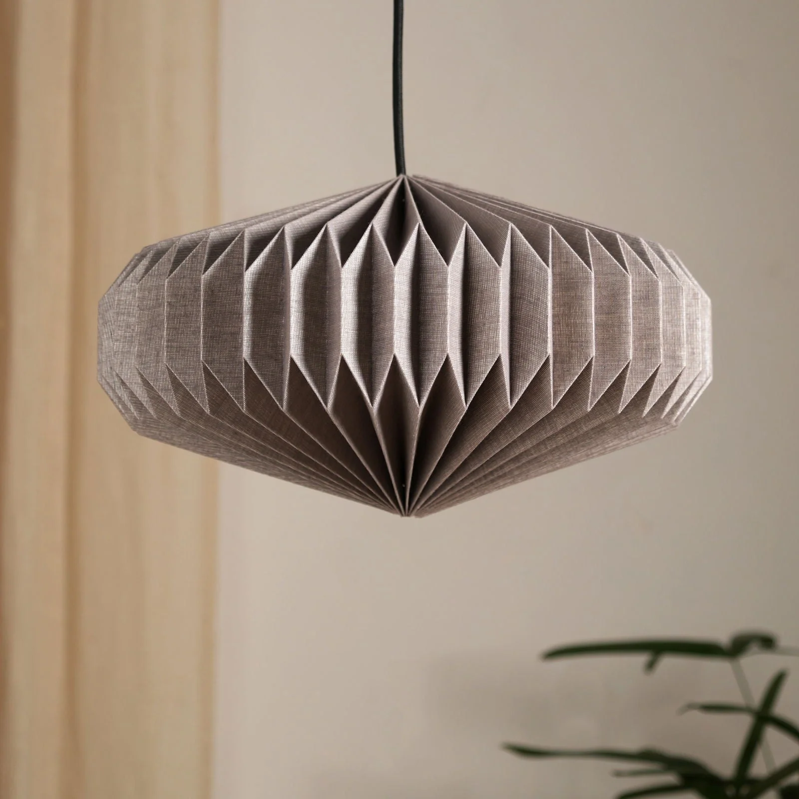 Oblong 2 - Linen Pendant Lamp - Image 8