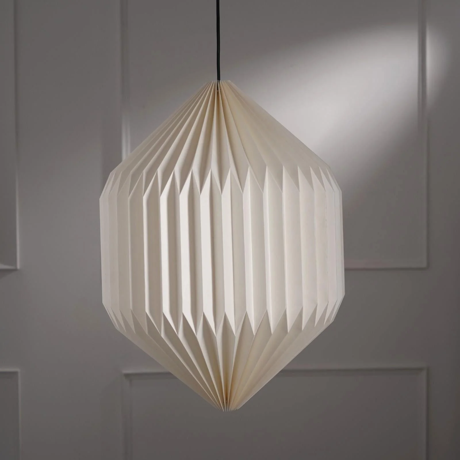 Oblong Origami Pendant Lamp