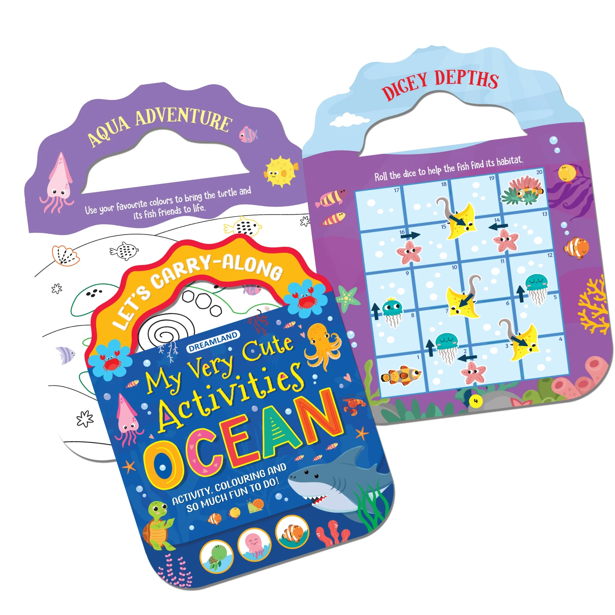 Ocean- Let's Carry-Along Activity, Colouring Book for Kids Age 3 -8 years (My Very Cute Activities Series) - Image 4