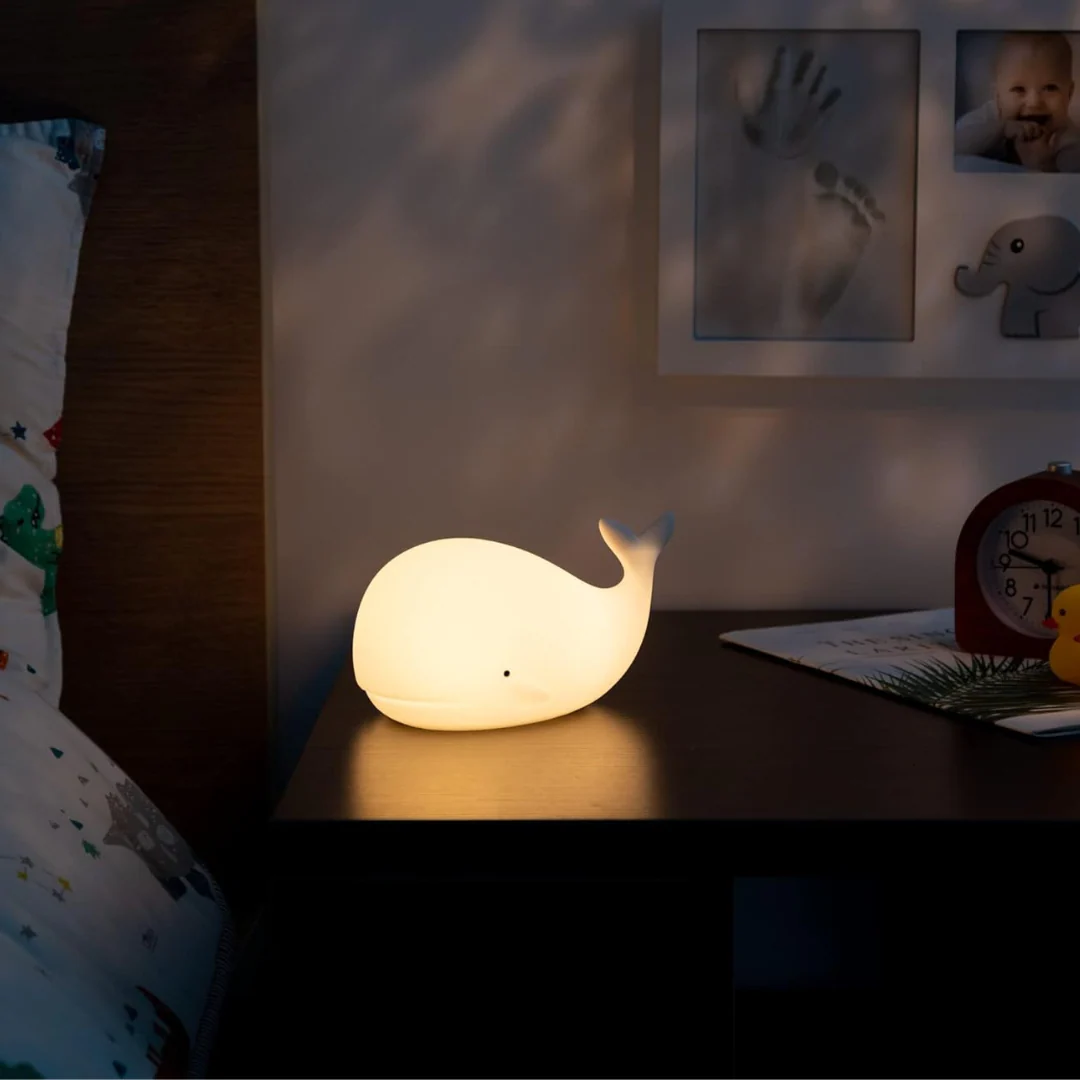 OceanPals: Set of 6 Adorable Ocean-Themed Squishy Night Lights with Soft LED Glow – Includes Whale, Shark, Octopus, Dolphin, Turtle & Duck - Image 15