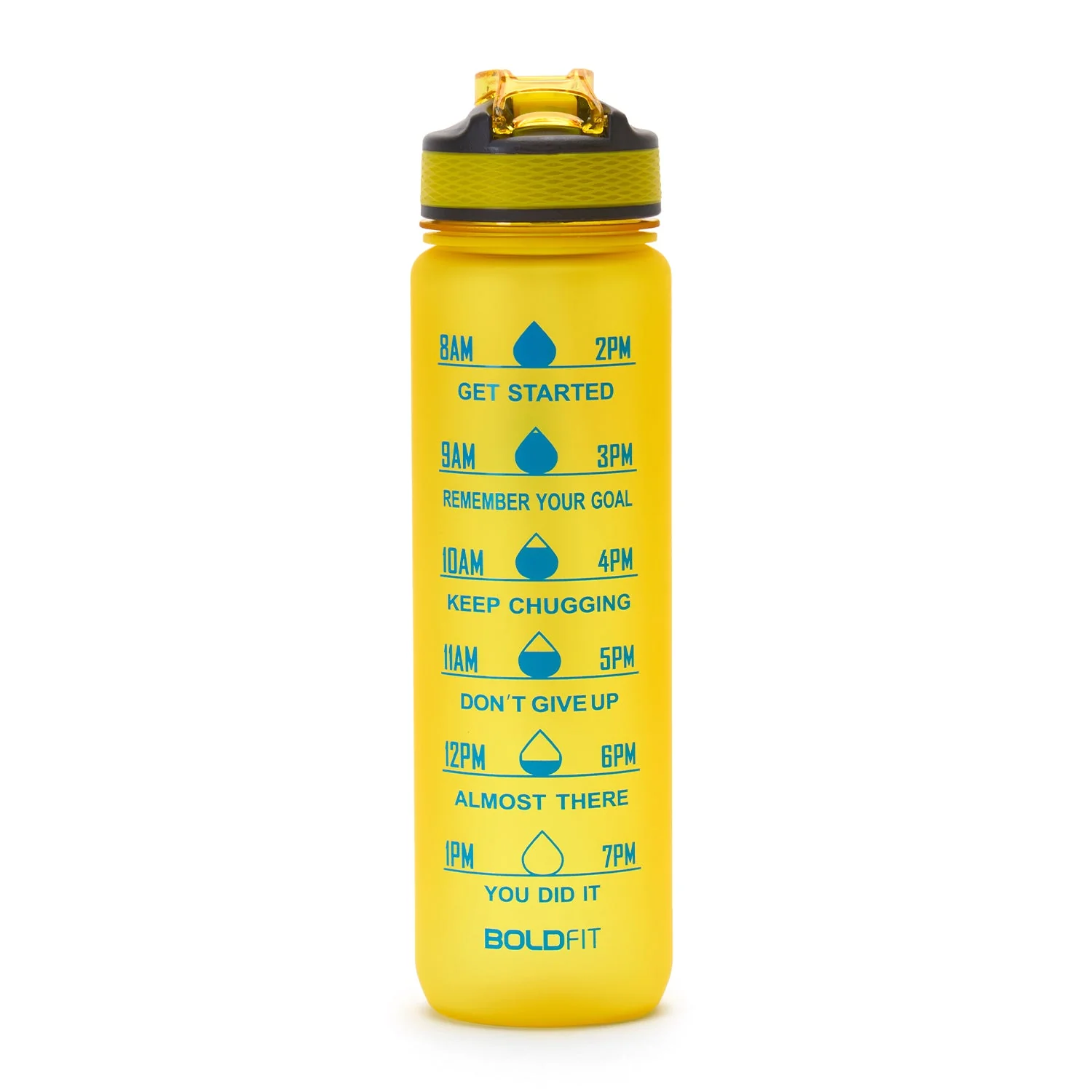 Official CSK 1 Ltr Motivational Bottle - Yellow - Image 2