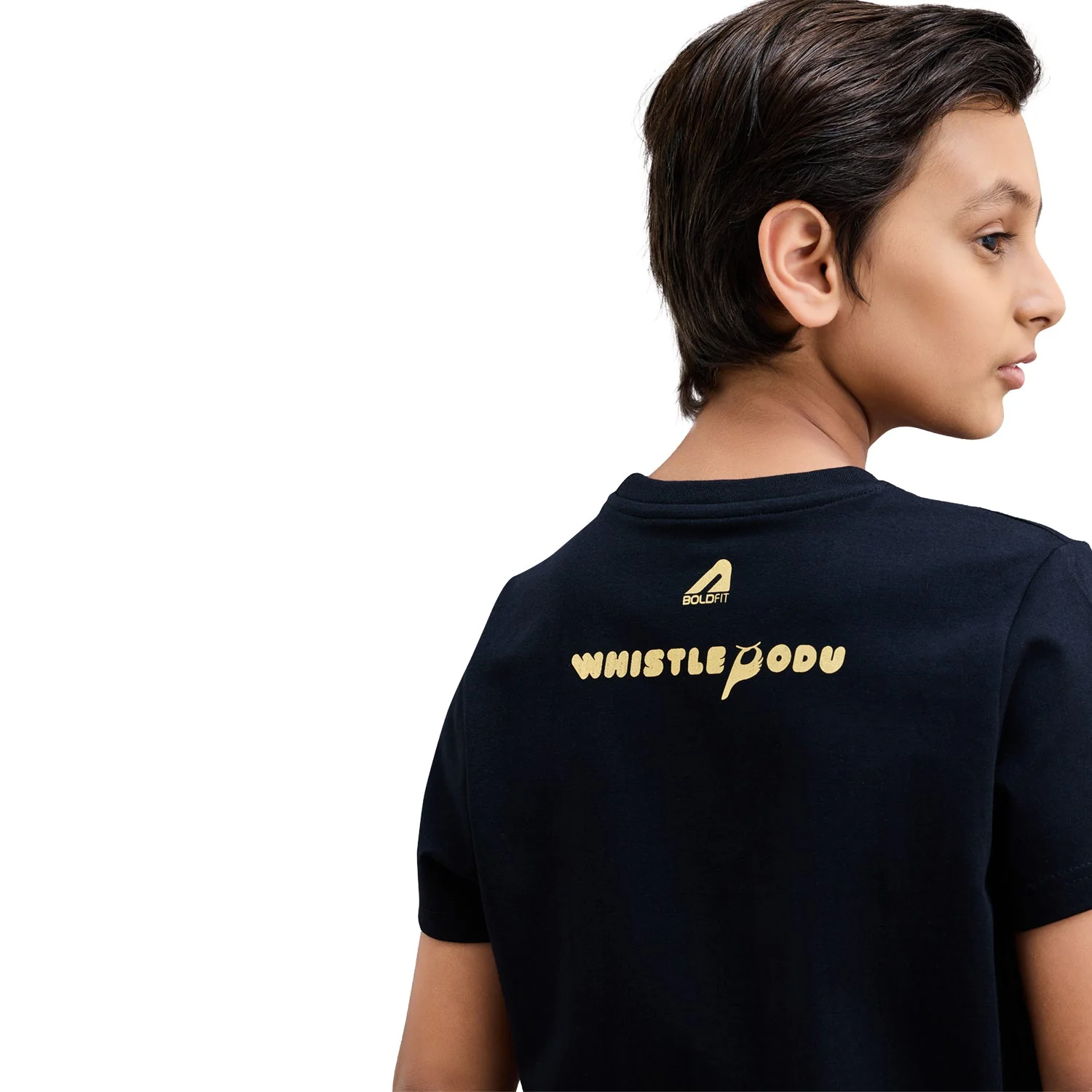 Official CSK Leo Kids T-Shirt - Black/Gold - Image 5