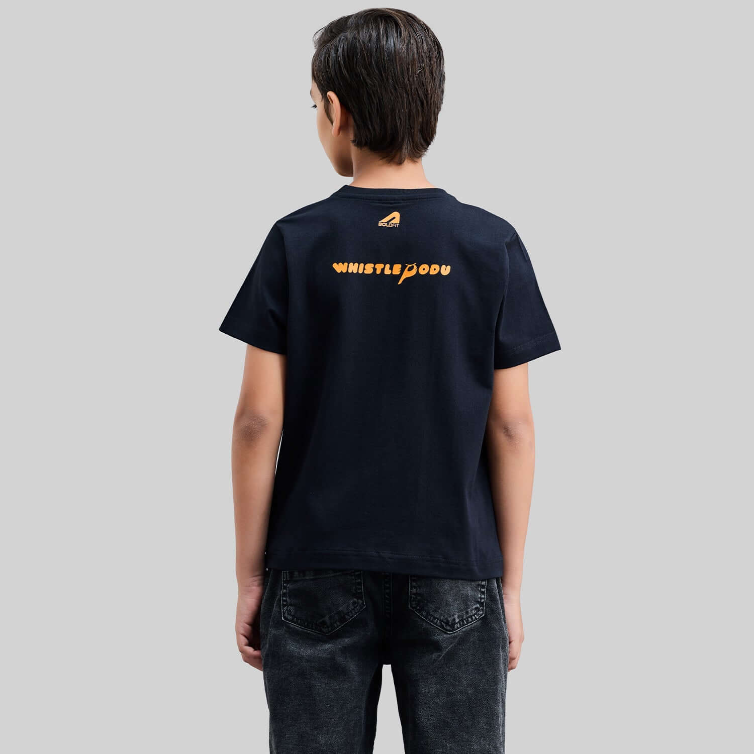 Official CSK Merch - Black-Orange Leo Kids T-Shirt Kids - Image 7