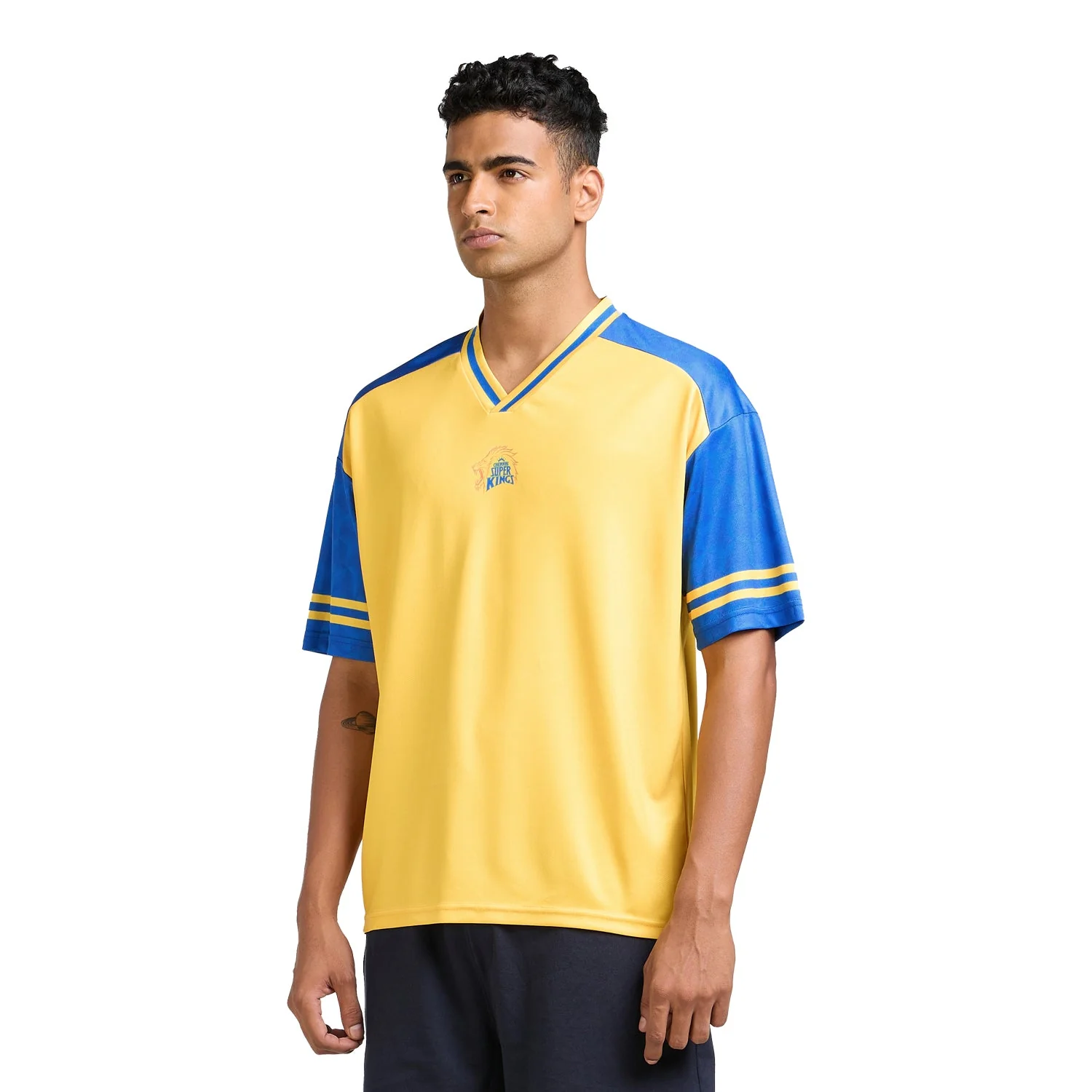 Official CSK Unisex Fan Merch - Yellow/Blue - Image 2