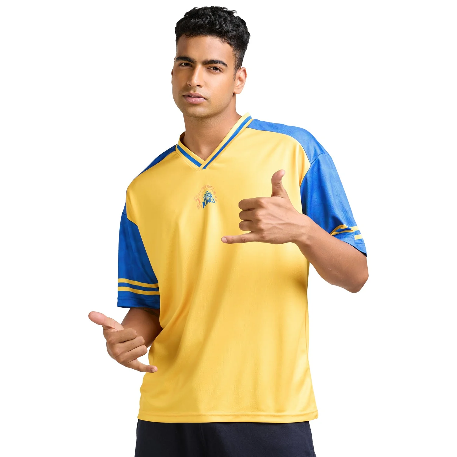 Official CSK Unisex Fan Merch - Yellow/Blue - Image 3