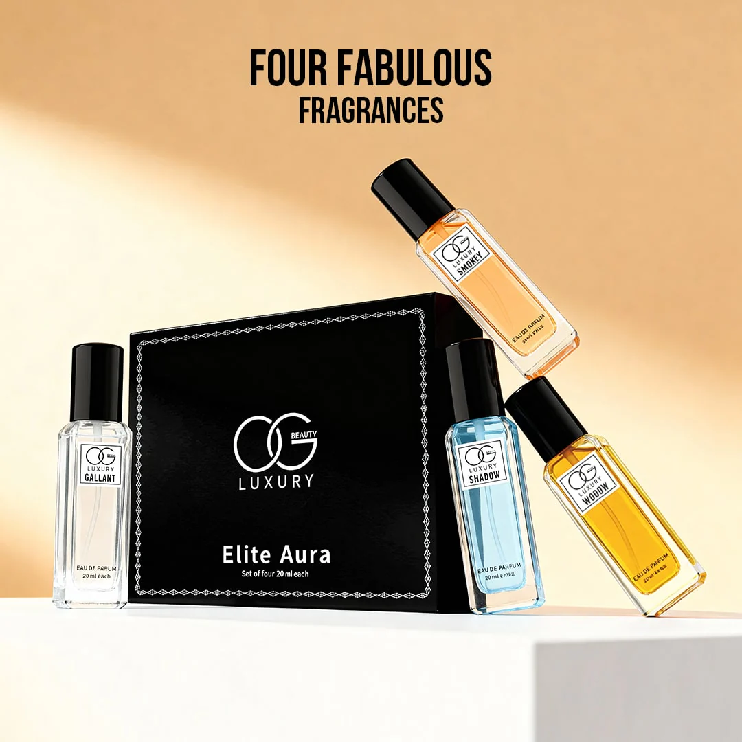 OG BEAUTY Luxury Elite Aura Perfume Pack of 4, 20ml Each for Men - Image 10