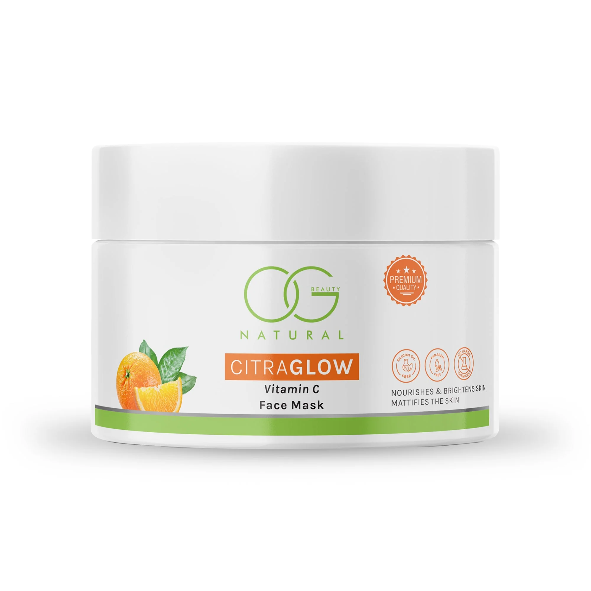 OG BEAUTY Natural Citraglow Vitamin C Face Mask 125g - Image 16