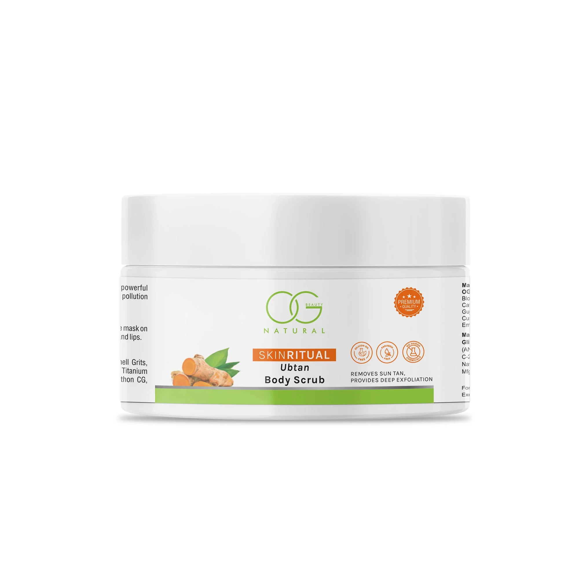 OG BEAUTY Natural Skinritual Ubtan Body Scrub 200ml - Image 13
