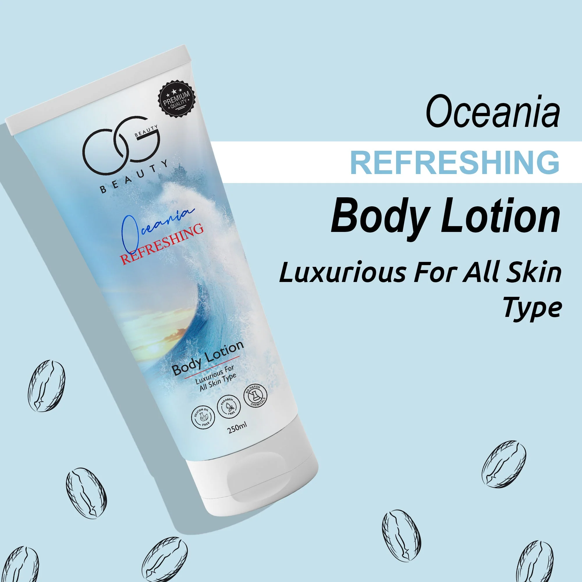 OG BEAUTY Ocenia Refreshing Body Lotion 250 ML - Image 2