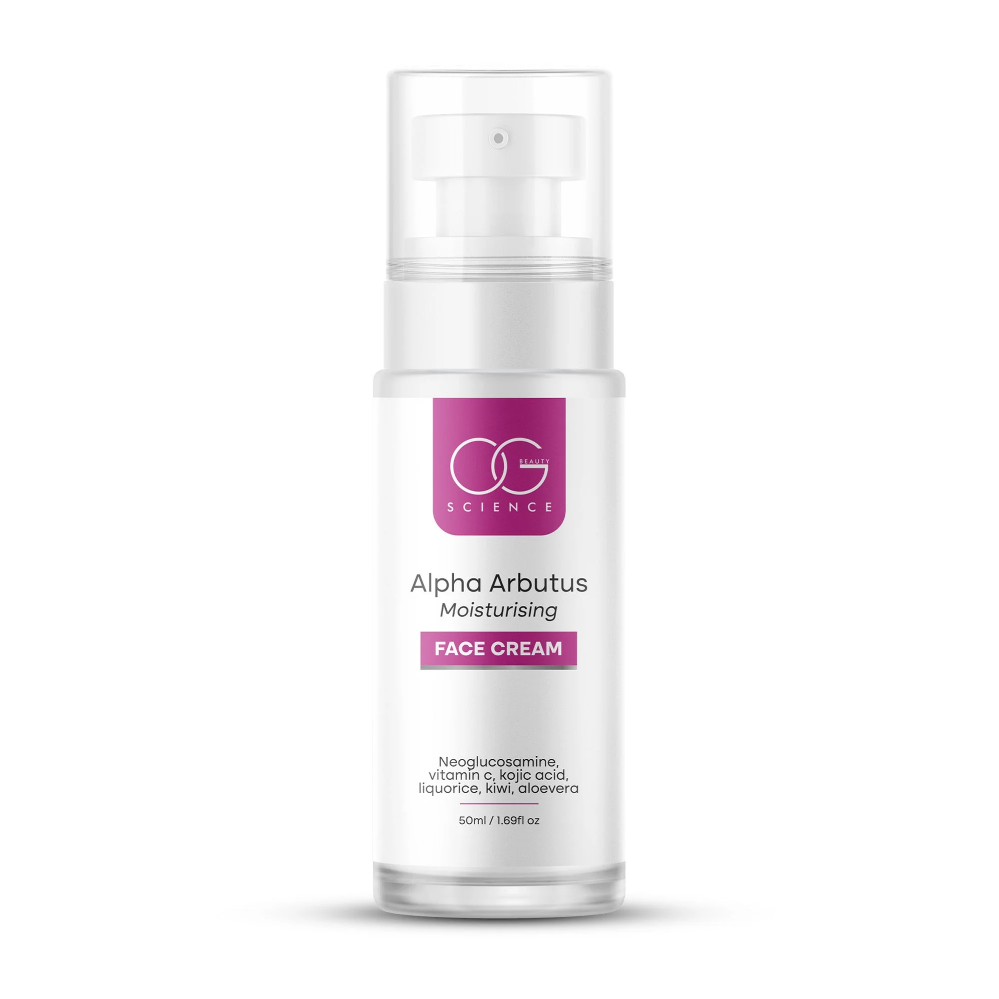 OG BEAUTY Science Alpha Arbutus Moisturising Face Cream 50ml