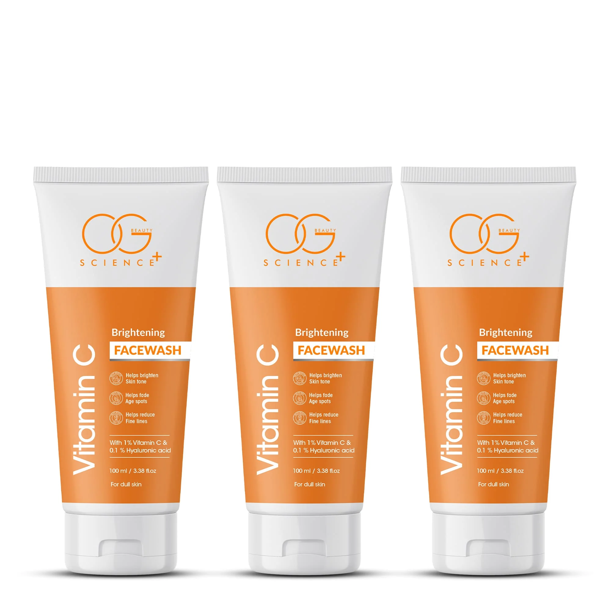 OG BEAUTY SCIENCE+ Vitamin C - Radiant Skin with Advanced Antioxidant Formula for Daily Use Face Wash (100 ml) - Image 119