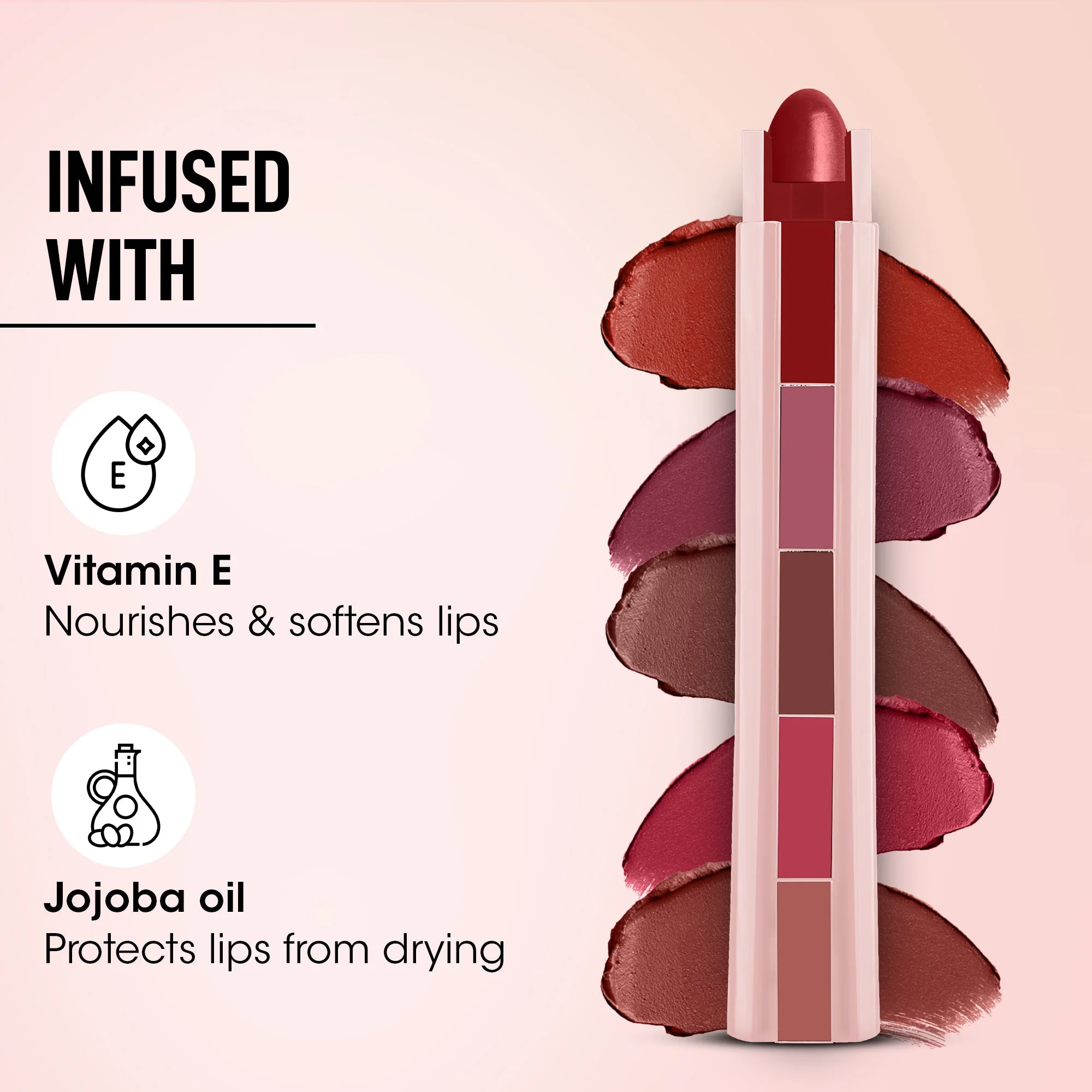 OG Beauty Sensational 5 Soft Matte 5 in 1 Lipstick - Image 4