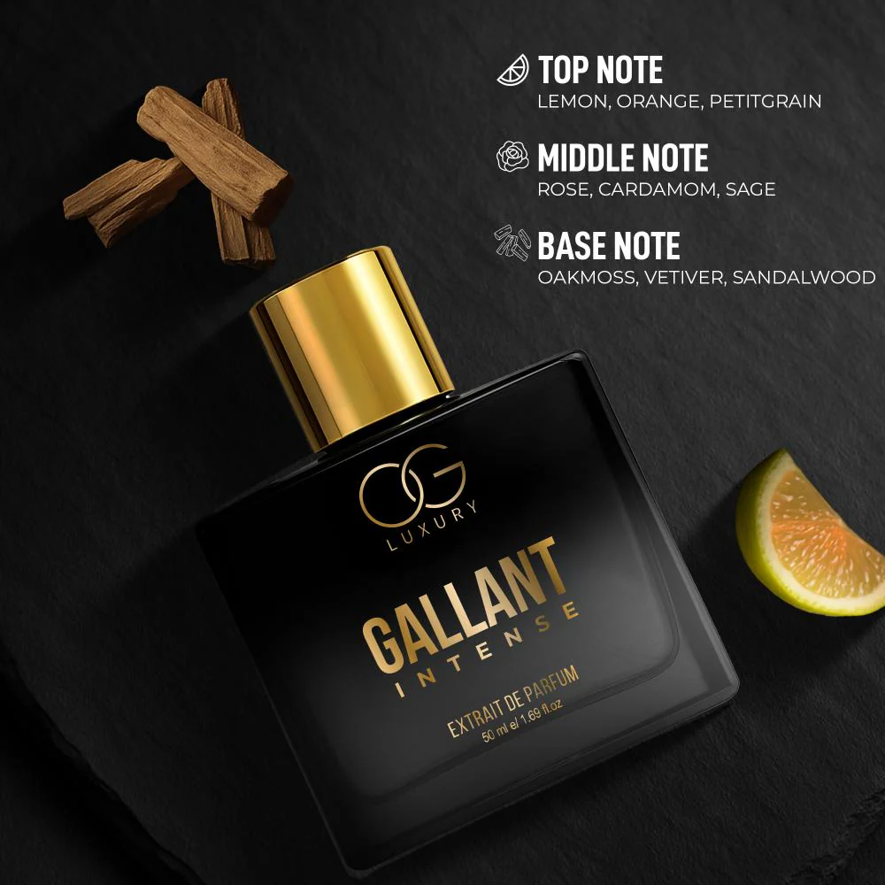 OG Luxury Extrait De Parfum Gallant Intense – India’s Strongest Perfume with 40% Concentration, 50 ml - Image 4
