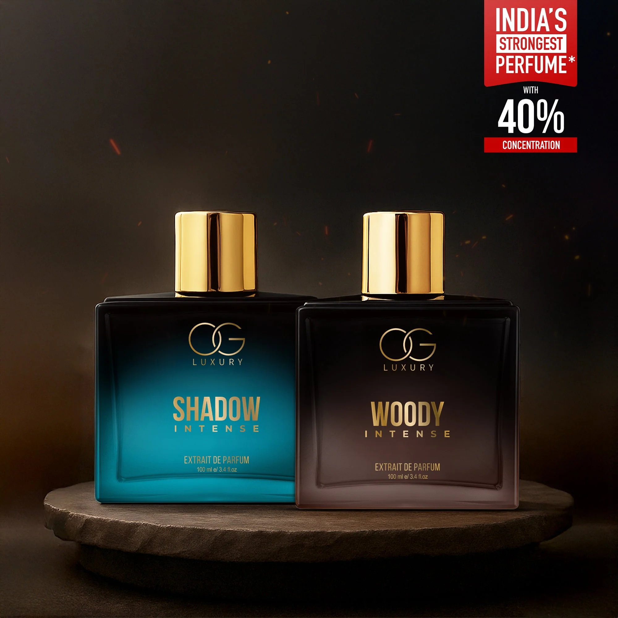 OG Luxury Extrait De Parfum Shadow Intense & Woody Intense Duo - India’s Strongest Perfume with 40% Concentration, 2x100 ML - Image 41