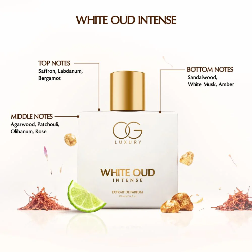 OG Luxury White Oud Intense Extrait De Parfum - Premium, Long-Lasting Fragrance with 21% Perfume Oil Concentration - Image 3