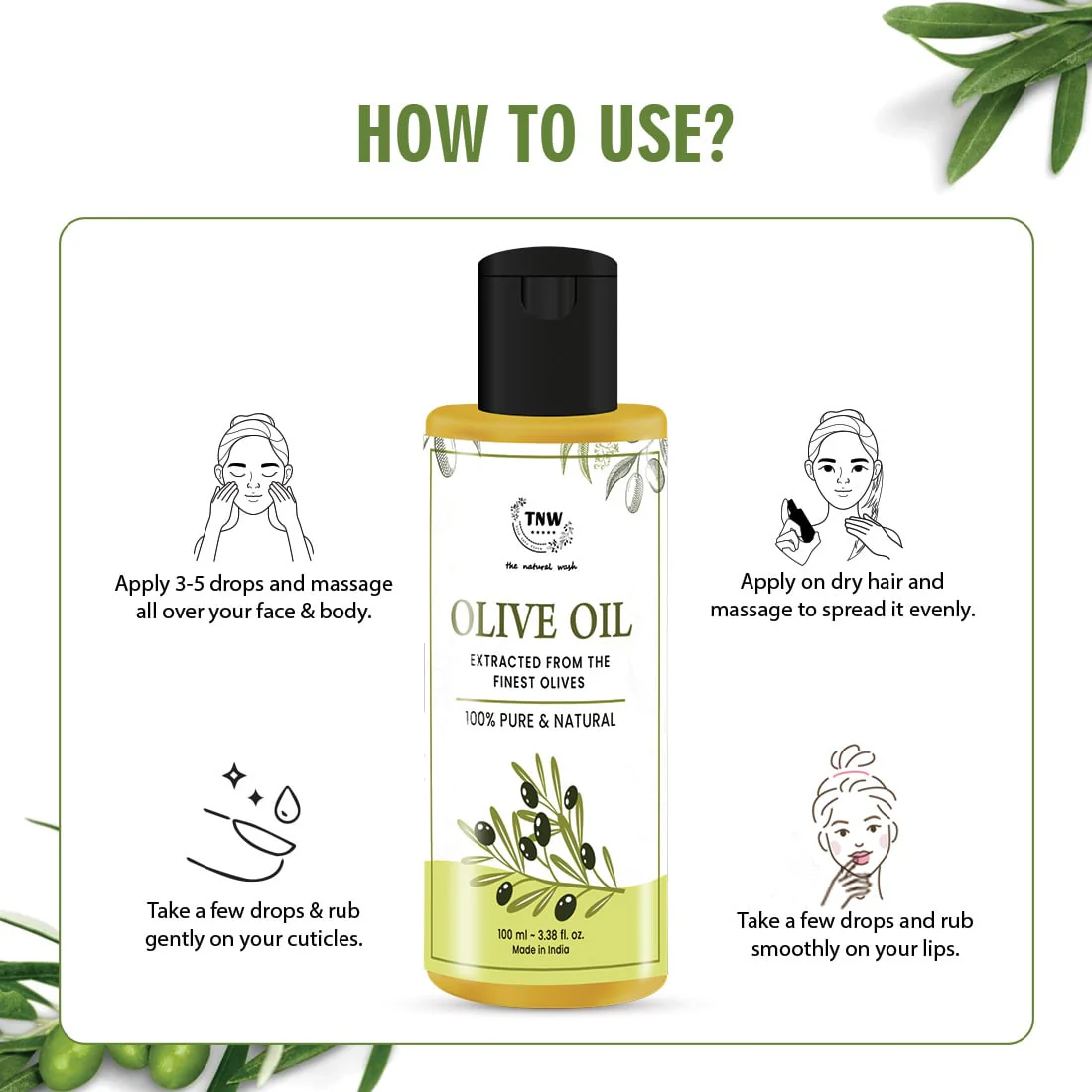 Olive Oil- Non-Sticky & Lightweight for Silky strong hair @ 1 (Exclusive) - Image 5
