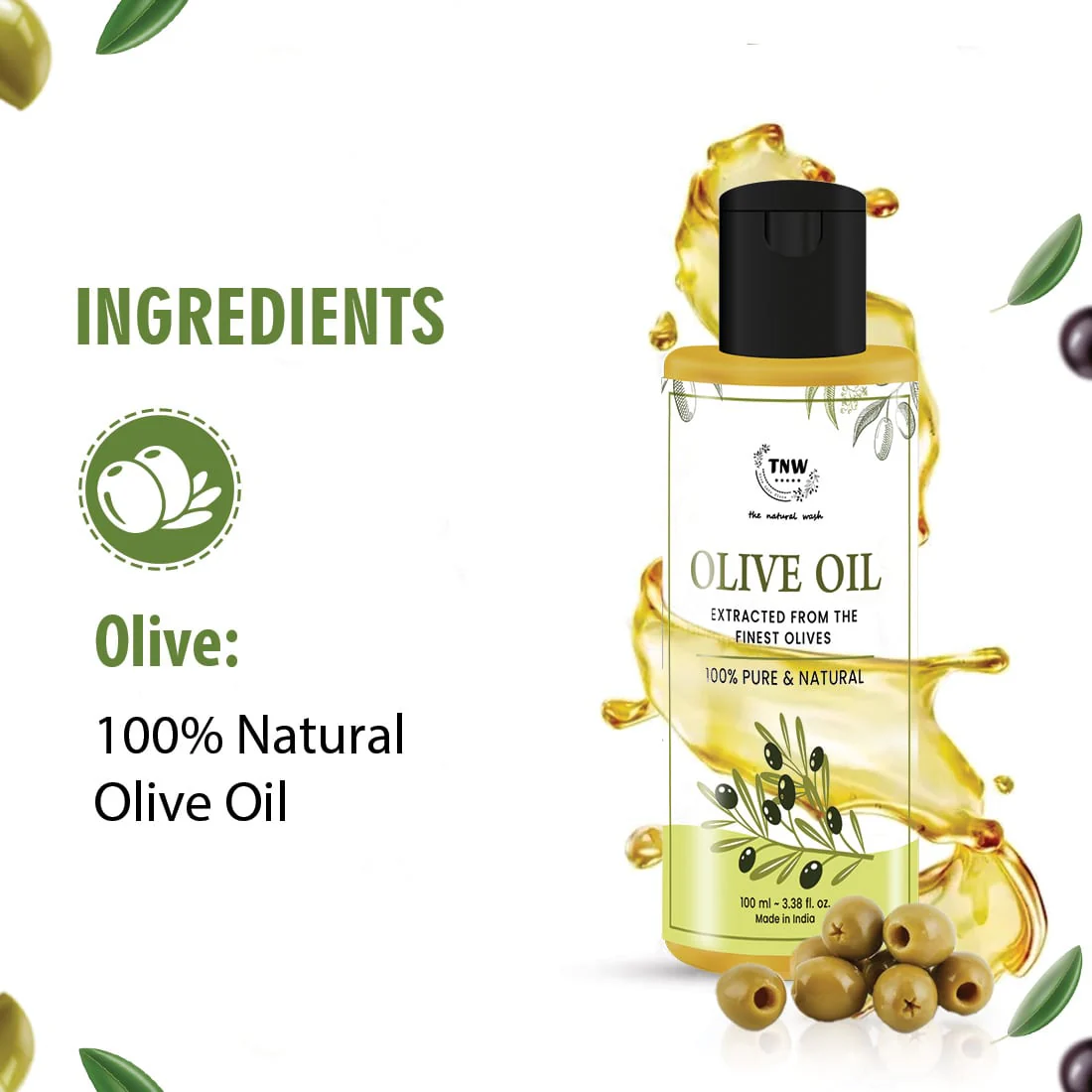 Olive Oil- Non-Sticky & Lightweight for Silky strong hair. - Image 3