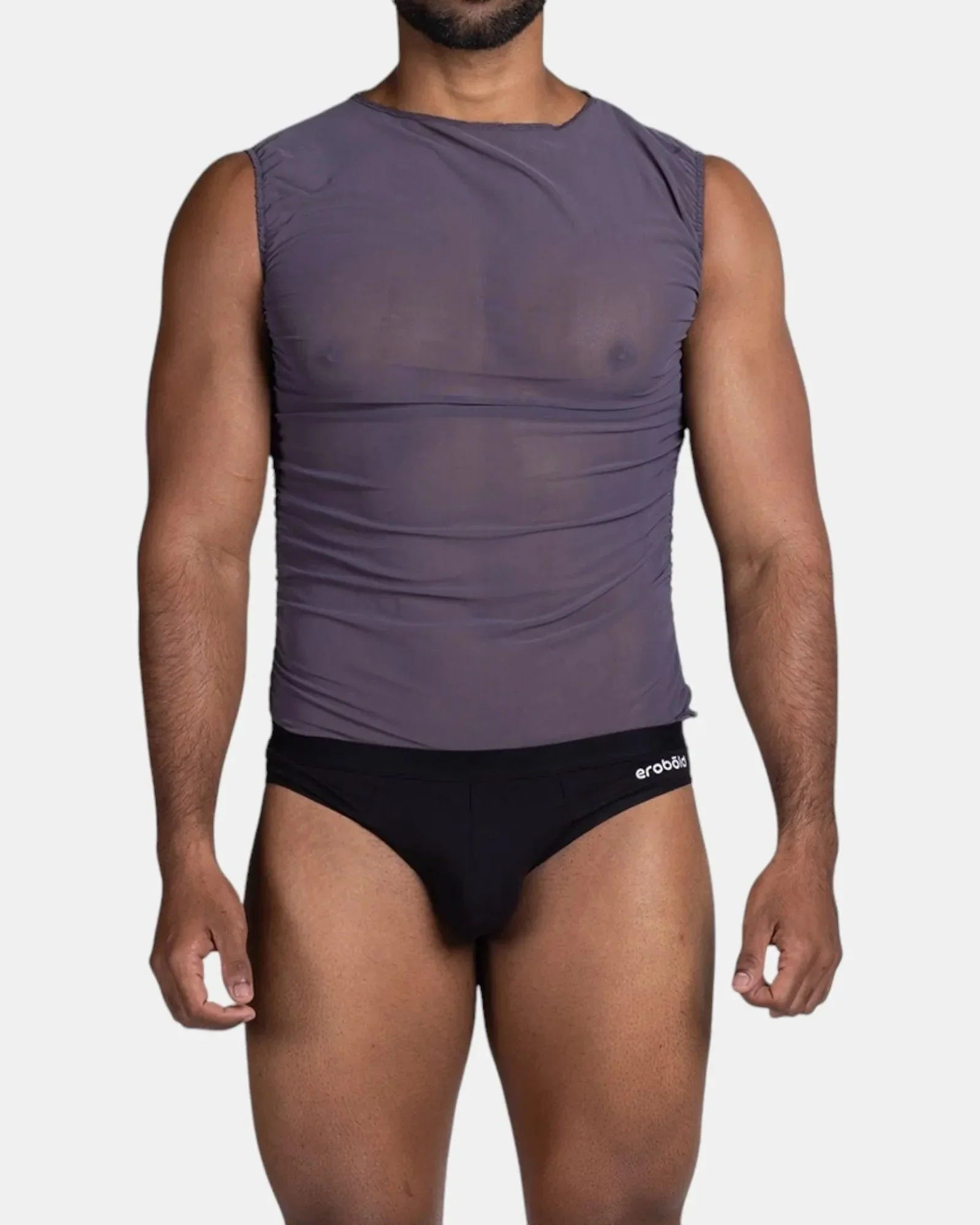 Olokun Wrinkled Tank /Ash Grey - Image 11