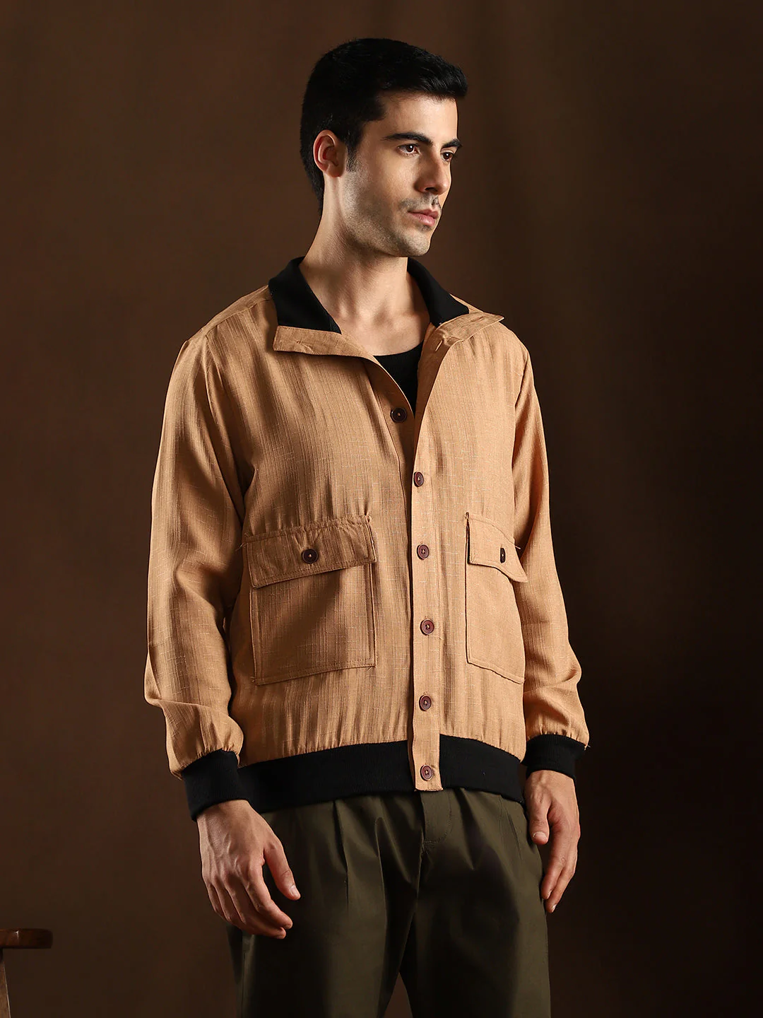 OneKind Tactile-Utility Bomber Jacket - Image 3