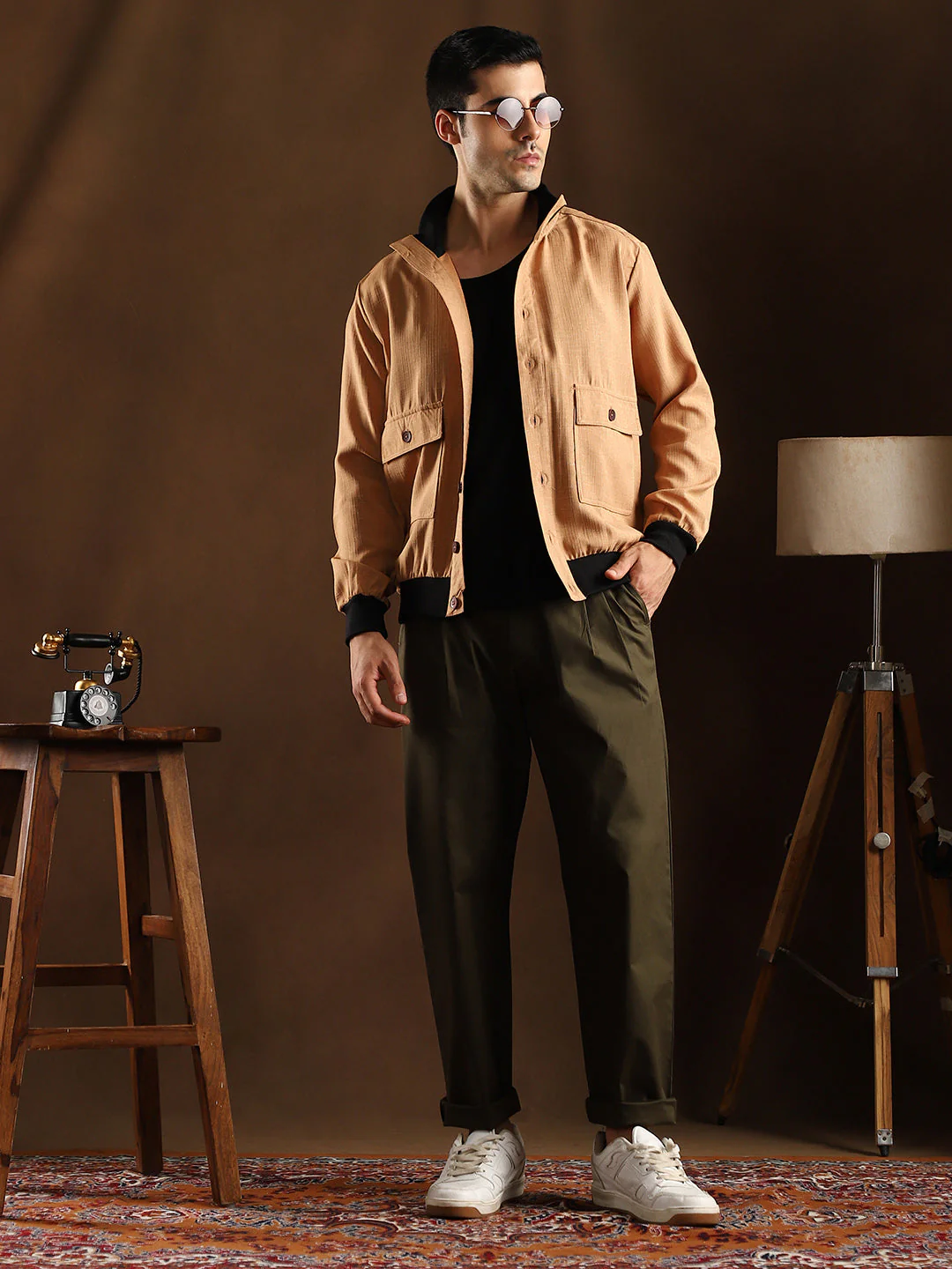 OneKind Tactile-Utility Bomber Jacket - Image 6