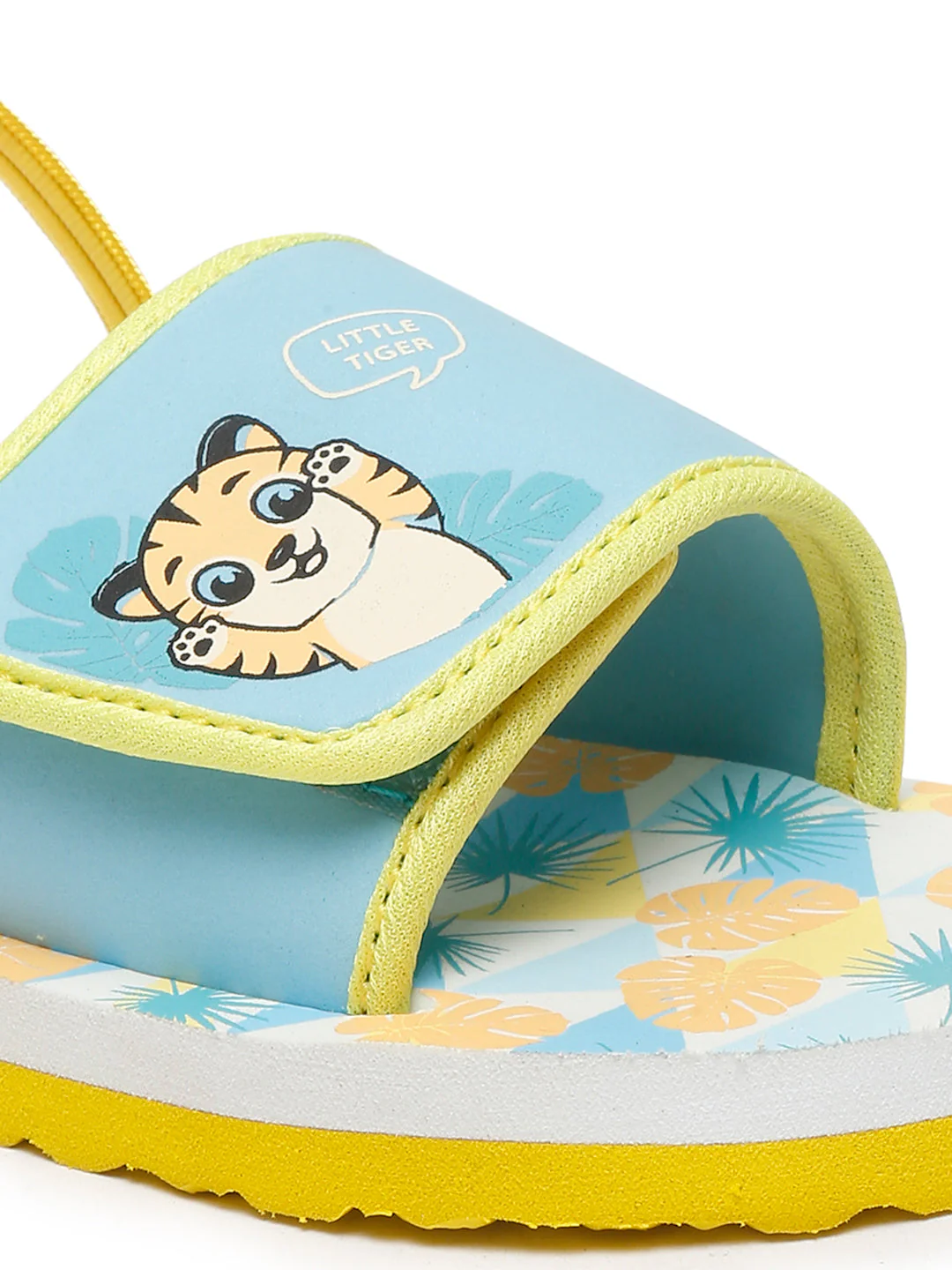 ONYC Little Tiger Sliders for Kids, Sea Green, Unisex - Image 4