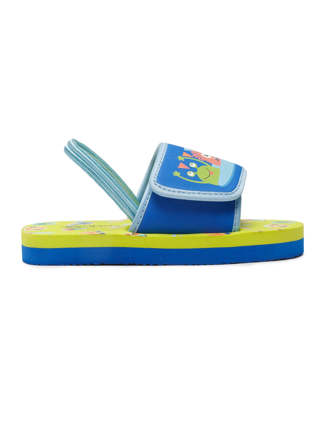 ONYC Monster Neon Green Sliders for Boys and Girls - Image 3