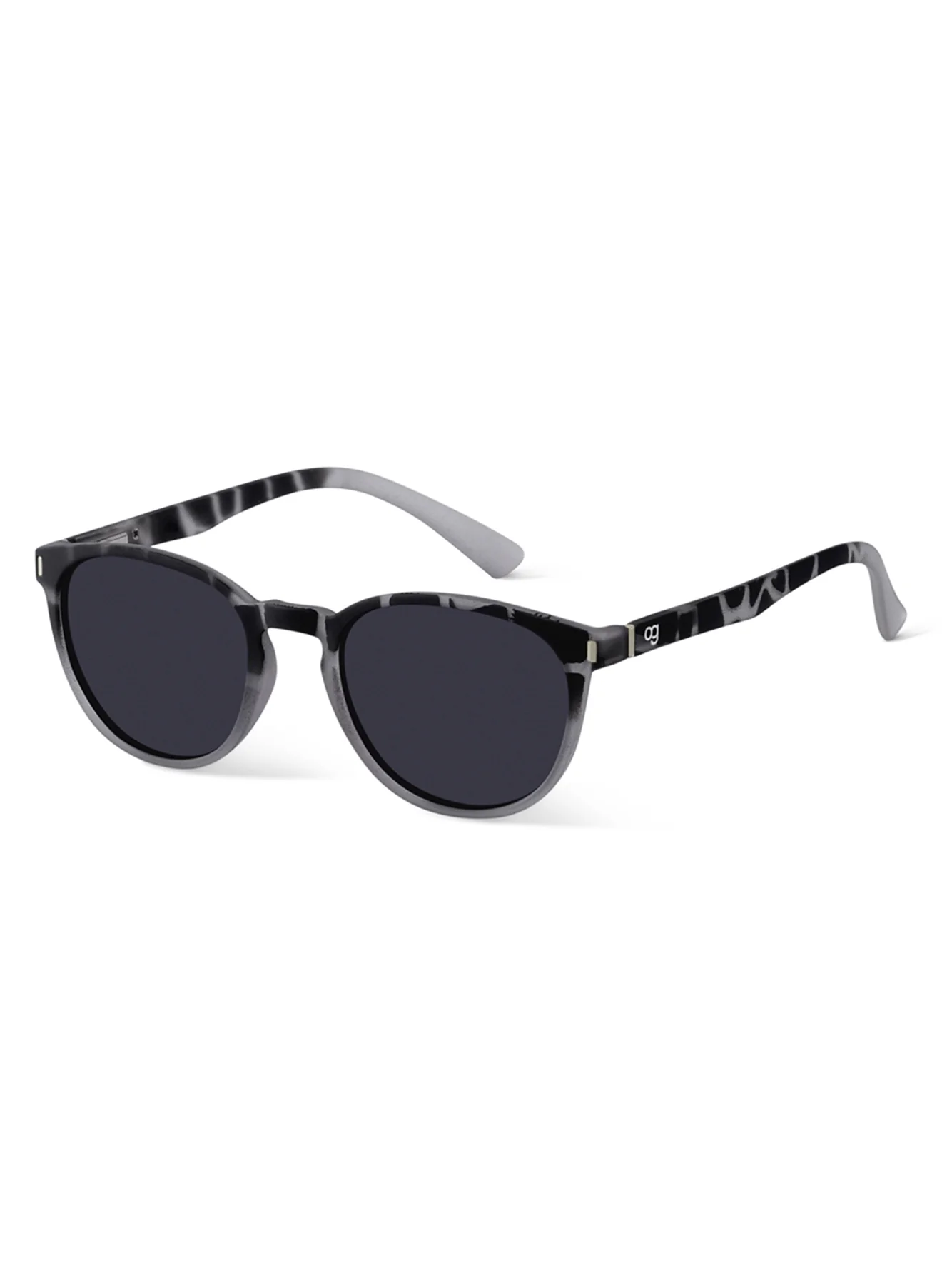 Onyx Obsession Polarized Round Sunglasses