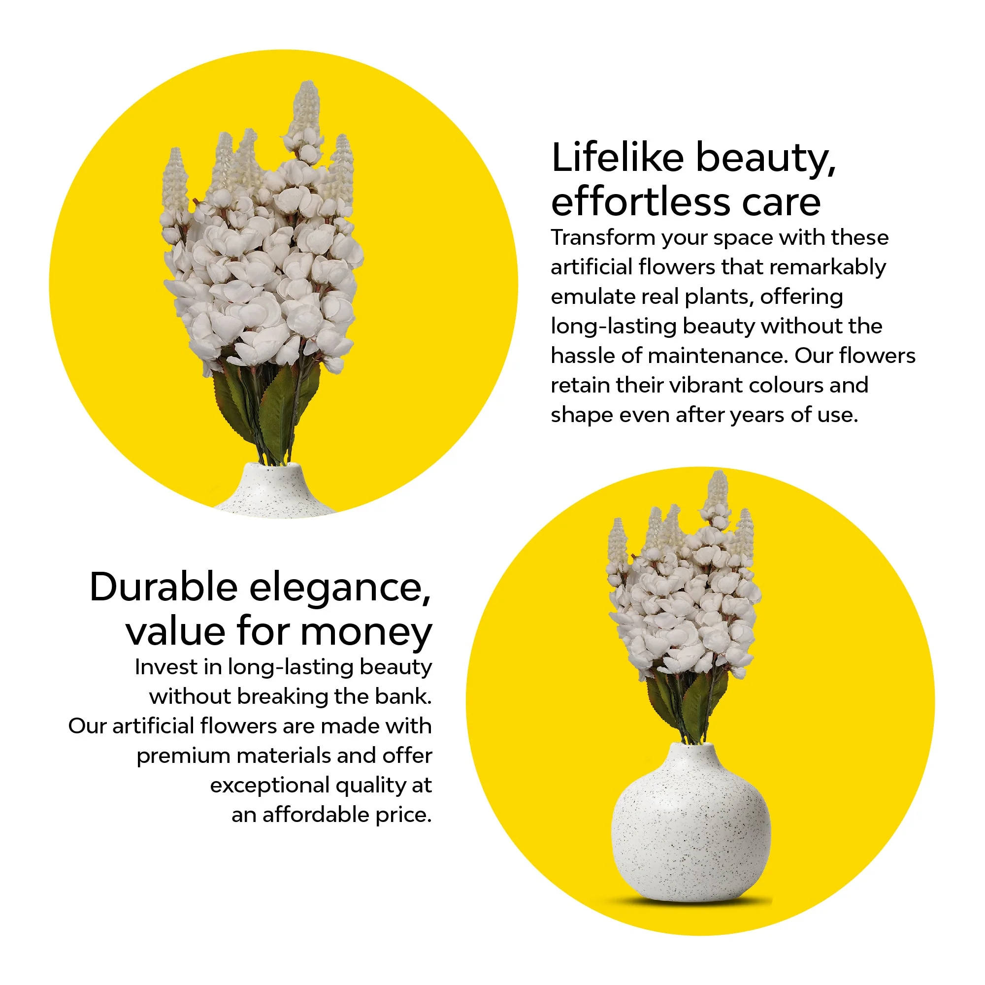 Orchid Bloom Artificial Flowers - Image 18