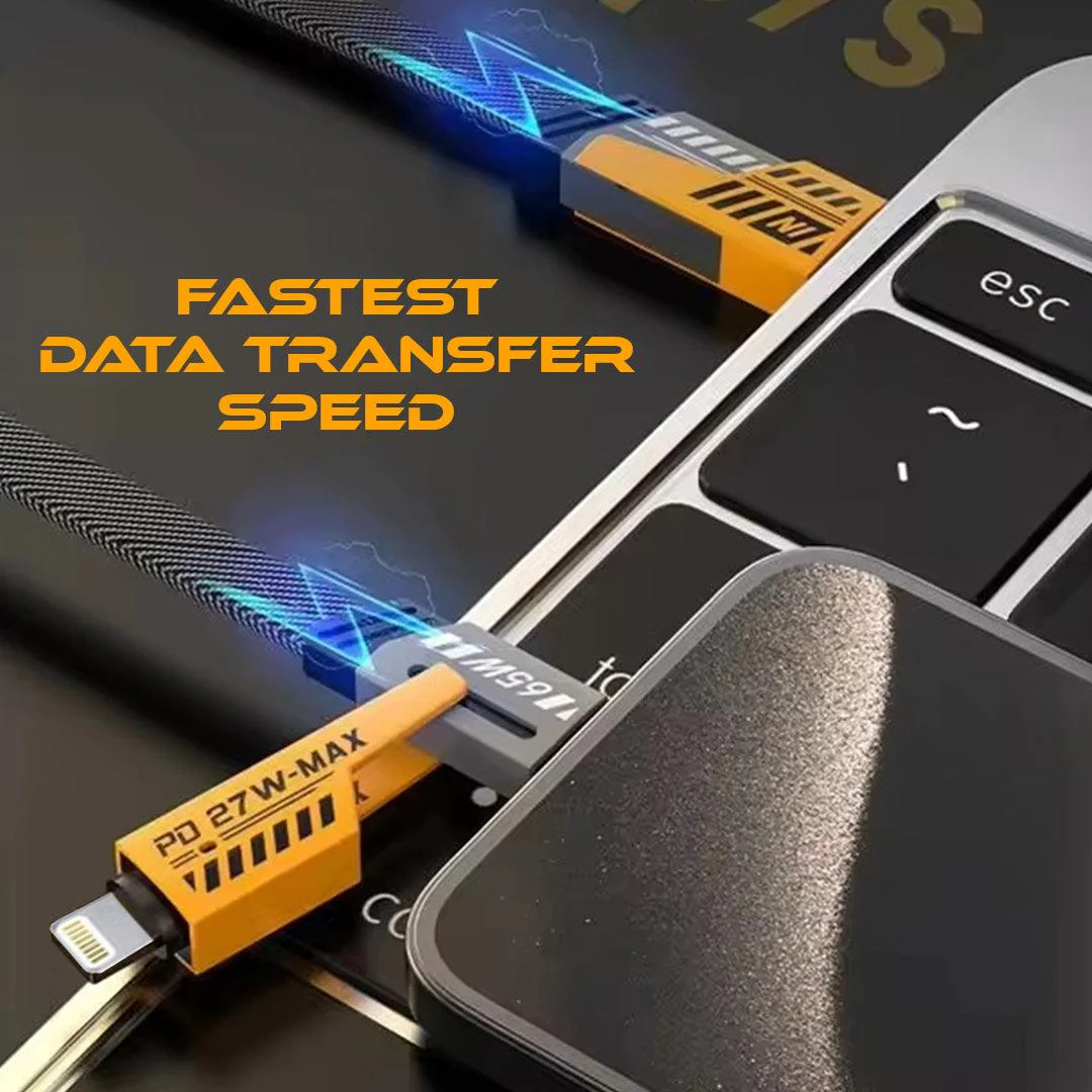 Order 4In1 6 Amp Cable | 65W Fast Charging and Data Transfer - Image 4