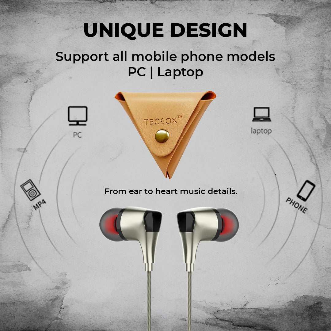 Order TecSox Octave: Wired Earphones | High Bass + Support PC - Image 4