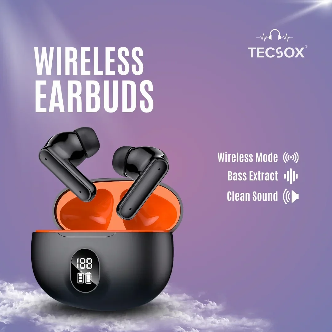 Order TecSox Pulse411 Bluetooth Earbuds | Deep Bass - Image 8