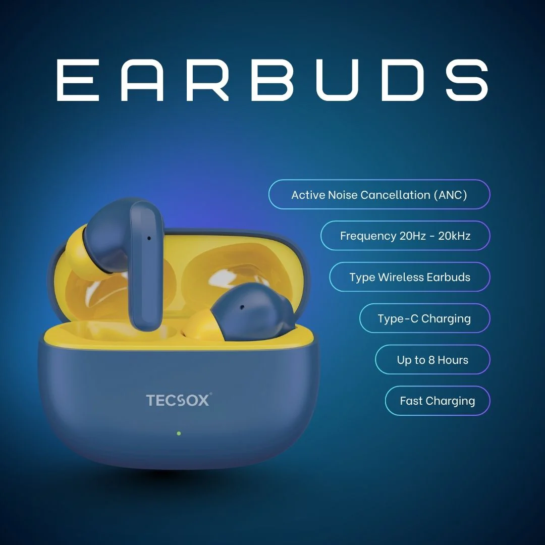 Order TecSox Wave Bluetooth Earbuds | Deep Bass - Image 8