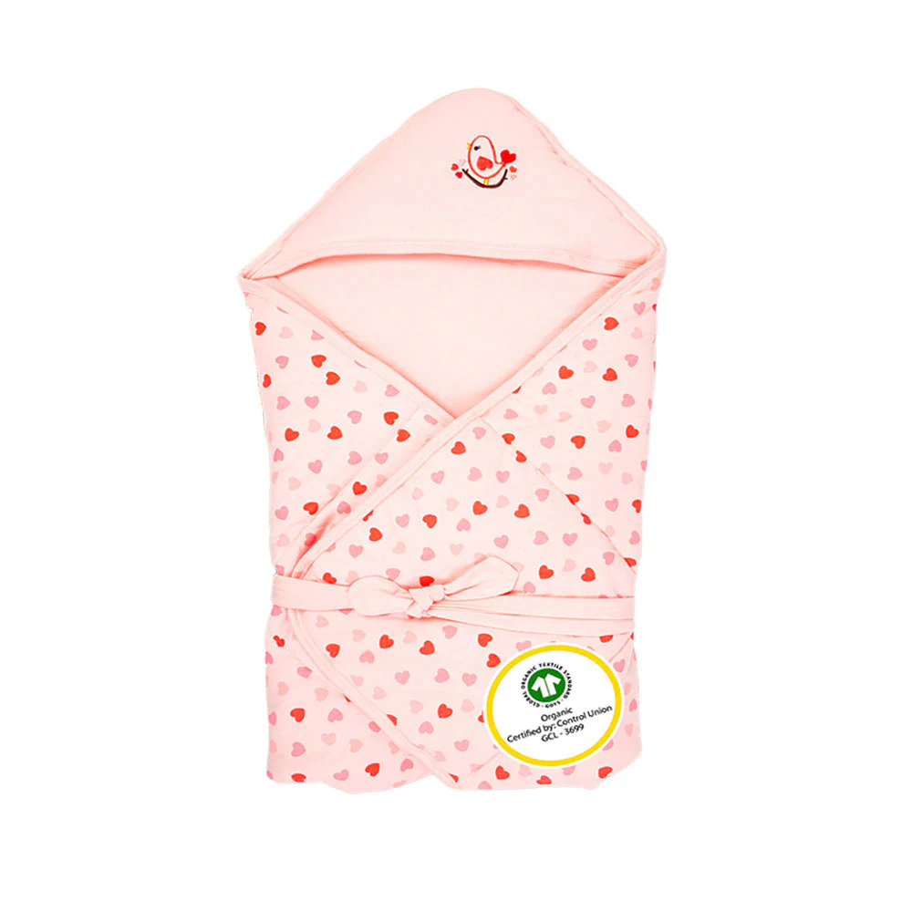 Organic 100% Cotton Hooded Wrap - Image 7